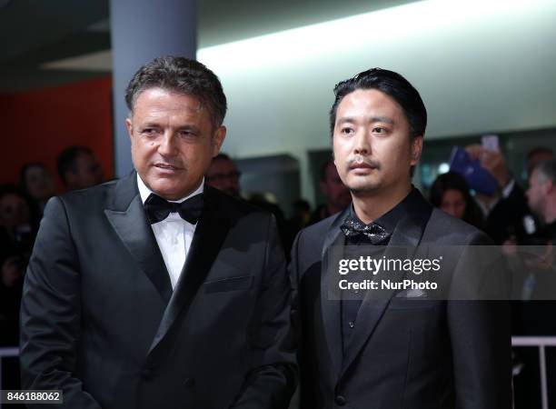 Venice, Italy. 07 September, 2017: Guests walks the red carpet ahead of the 'Mektoub, My Love: Canto Uno' screening during the 74th Venice Film...