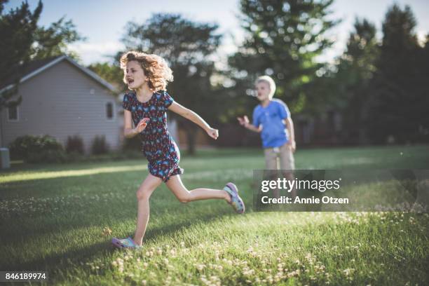 Children Playing and Running