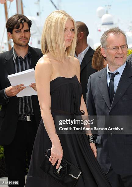 Actress Gwyneth Paltrow attends the Two Lovers photocall at the Palais des Festivals during the 61st Cannes International Film Festival on May 20,...