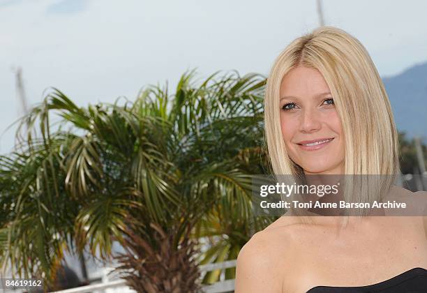 Actress Gwyneth Paltrow attends the Two Lovers photocall at the Palais des Festivals during the 61st Cannes International Film Festival on May 20,...