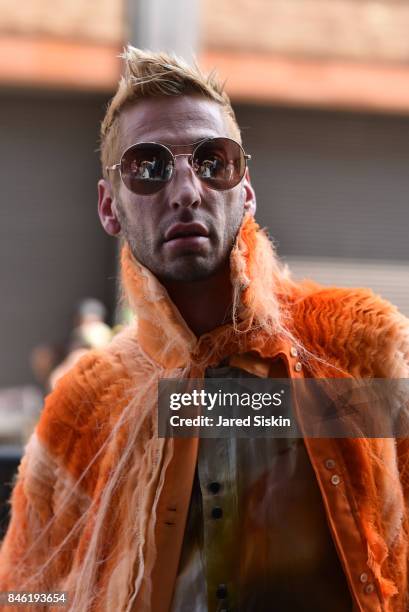 Kenn Gray Home attends York Fashion Week - Street Style - Day 4 on September 10, 2017 in New York City.