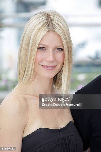 Actress Gwyneth Paltrow attends the Two Lovers photocall at the Palais des Festivals during the 61st Cannes International Film Festival on May 20,...