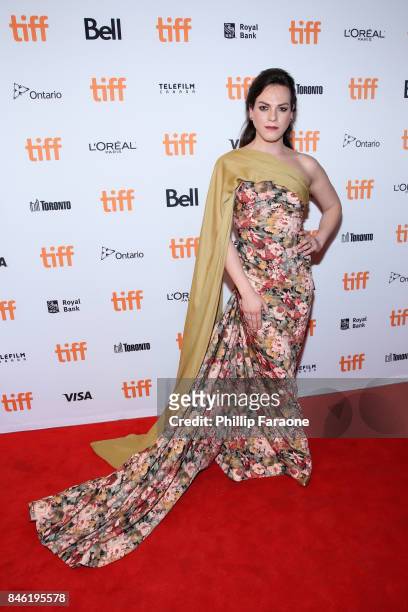 Daniela Vega attends the "A Fantastic Woman" premiere during the 2017 Toronto International Film Festival at The Elgin on September 12, 2017 in...