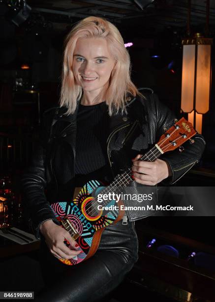 Grace Chatto of Clean Bandit ahead of the Art On A Ukulele Concert at The Jazz Cafe on September 12, 2017 in London, England.