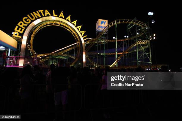 Rio de Janeiro, Brazil, September 12, 2017: Rock City View, where the Rock in Rio 2017 will be held between 15 and 24 September. The Rock In Rio is...