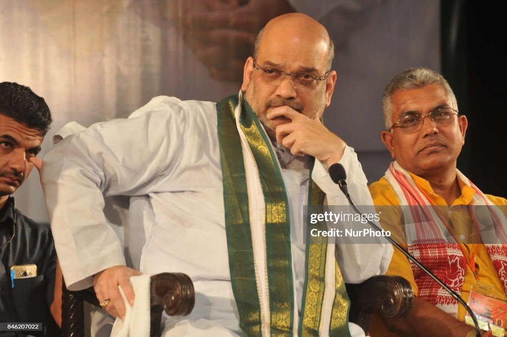 BJP National President Amit Shah in Kolkata