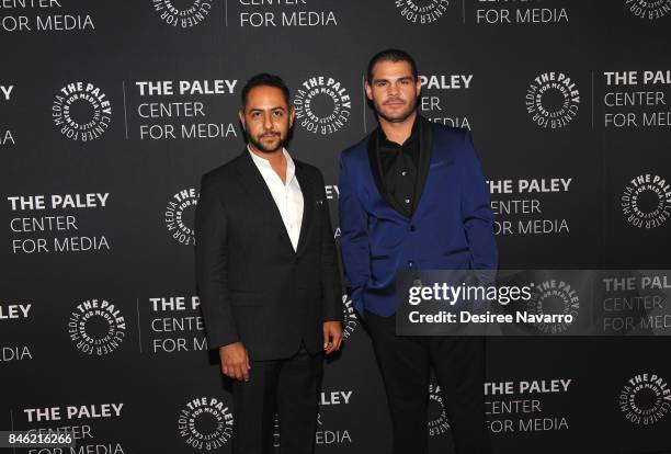 Actors Humberto Busto and Marco de la O attend Paley Center Presents an Exclusive Look Inside 'El Chapo' Season 2 at The Paley Center for Media on...