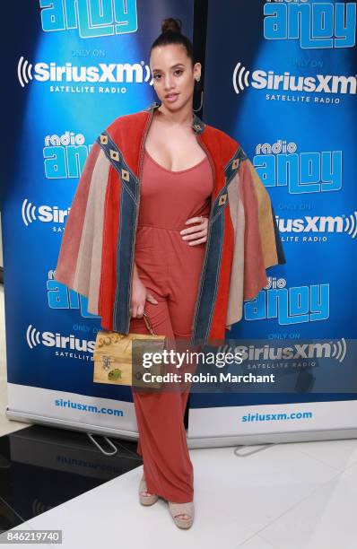 Dascha Polanco attends SiriusXM Host Bevy Smith Hosts A Radio Special Celebrating The Anniversary Of Andy Cohen's SiriusXM Channel Radio Andy at...