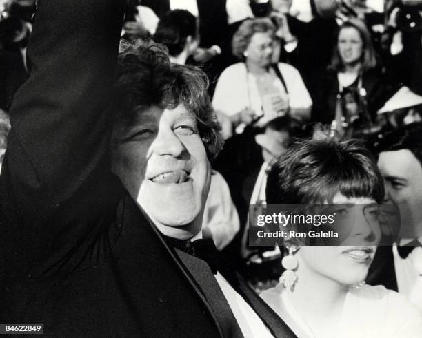 Actor John Goodman and wife Annabeth Hartzog attending 62nd Annual Academy Awards on March 26, 1990 at the Dorothy Chandler Pavilion in Los Angeles,...