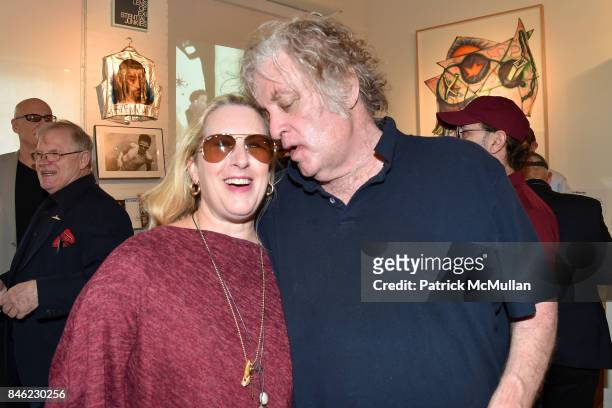 Lee Arthur LaPlante and Charlie Finch attend Love Among the Ruins - A Short History of 56 Bleecker Gallery and Late 80s New York Exhibition Opening...