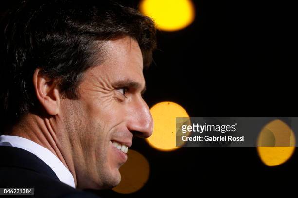 Tony Estanguet, IOC member, Co-Chairman Paris 2024 and former Olympic athlete looks on during the red carpet prior to the Opening Ceremony of the IOC...