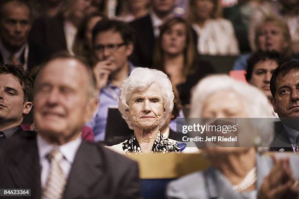 Roberta McCain, mother of Senator John McCain is photographed for GQ Magazine on September 2, 2008 at the Republican Convention in St. Paul...