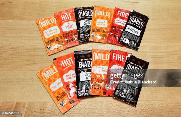 Taco Bell's iconic sauce packets.