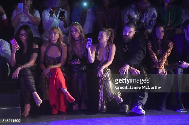 JWoww, Paris Hilton, Chanel West Coast, The Fat Jewish and Rachel Lindsay attend The Blonds fashion show during New York Fashion Week: The Shows at...
