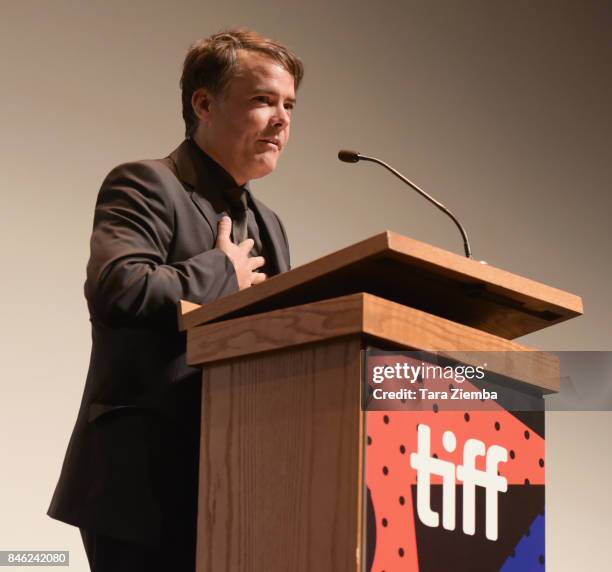 Director Sebastian Lelio attend the 'A Fantastic Woman' premiere during the 2017 Toronto International Film Festival at The Elgin on September 12,...