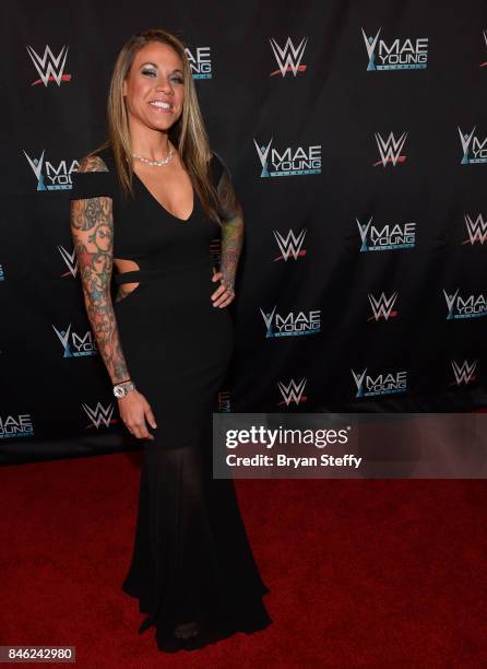 Mae Young Classic contestant Mercedes Martinez appear on the red carpet of the WWE Mae Young Classic on September 12, 2017 in Las Vegas, Nevada.