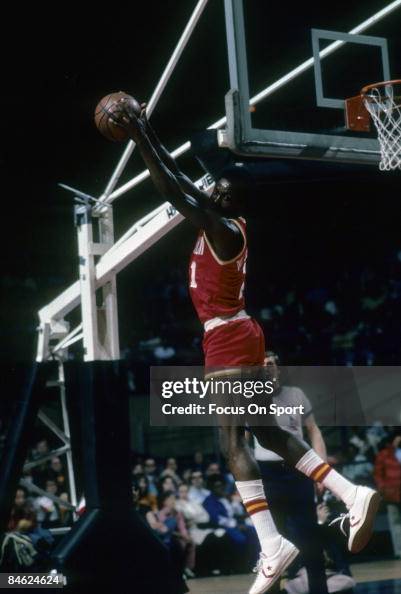 BALTIMORE, MD - CIRCA 1970's: Moses Malone of the Houston Rockets ...