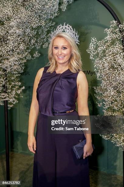 Jane Bunn attends the Myer Spring fashion lunch at Flemington Racecourse on September 13, 2017 in Melbourne, Australia.