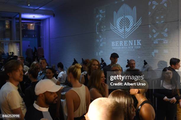 View at the Berenik presentation during New York Fashion Week on September 12, 2017 in New York City.