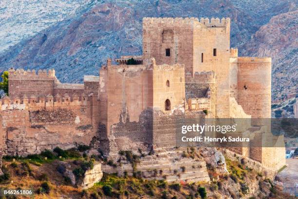 the alcazaba of almeria - província de almería - fotografias e filmes do acervo