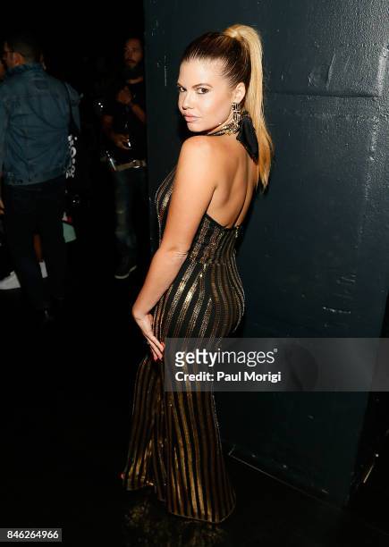 Chanel West Coast attends The Blonds fashion show during New York Fashion Week: The Shows at Gallery 1, Skylight Clarkson Sq on September 12, 2017 in...