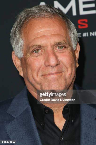 Corporation Leslie Moonves attends a Screening of CBS Films and Lionsgate's 'American Assassin' at TCL Chinese Theatre on September 12, 2017 in...