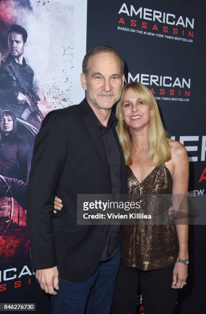 Screenwriter Marshall Herskovitz and photographer Landry Major attend the Los Angeles Special Screening of "American Assassin" on September 12, 2017...