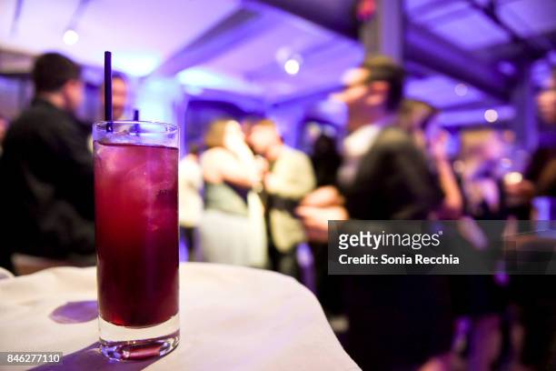 Drinks are served during the RBC hosted "Loving Pablo" cocktail party at RBC House Toronto Film Festival 2017 on September 12, 2017 in Toronto,...
