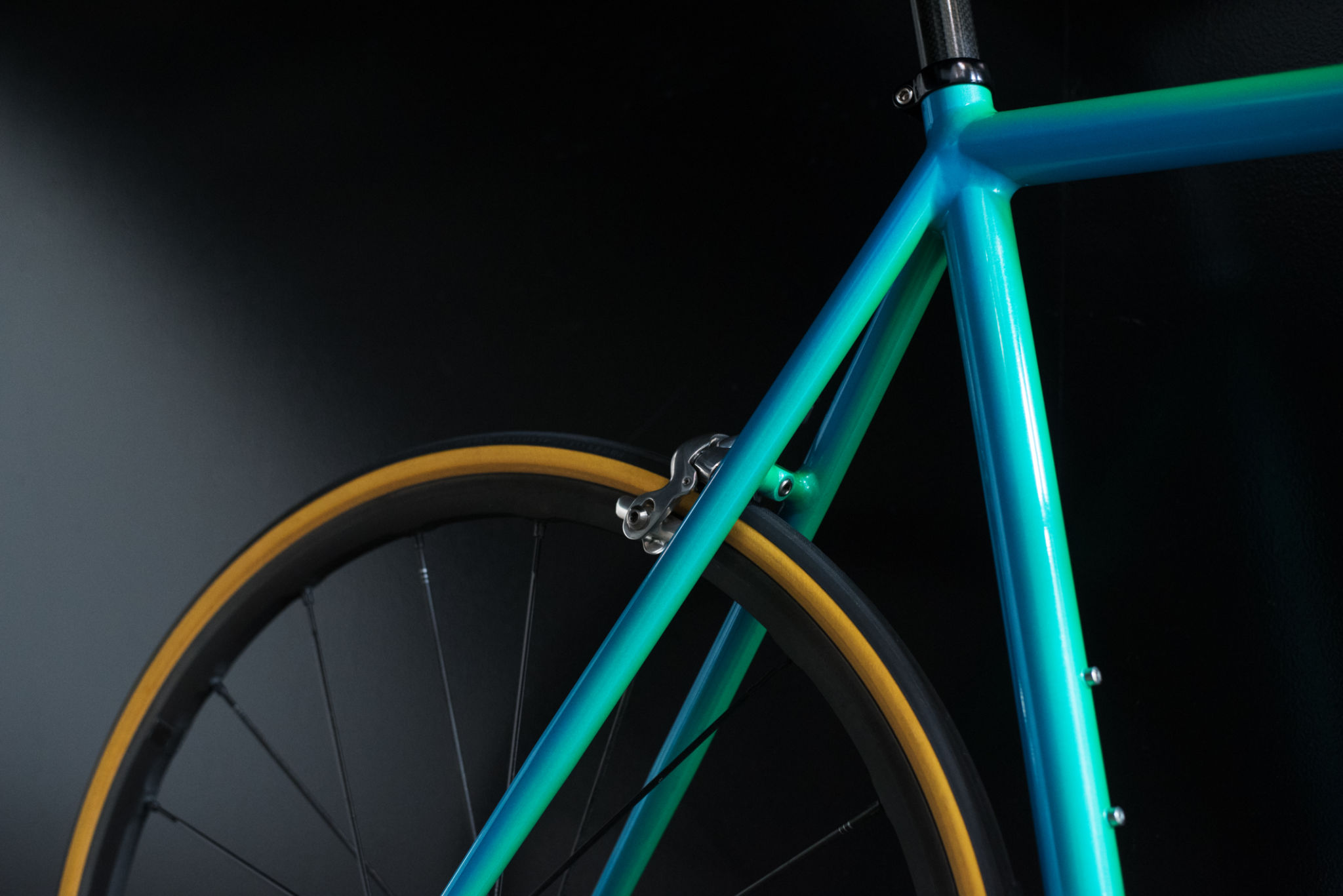 bike frame closeup