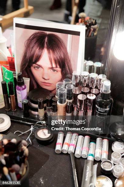 General view of ChapStick products backstage at Kia STYLE360 Hosts MOMENTUM by Timo Weiland for Crowne Plaza at Metropolitan West on September 12,...