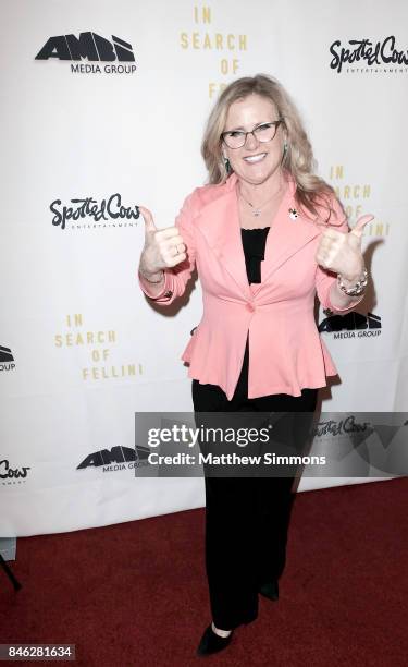 Nancy Cartwright attends a screening of 'In Search Of Fellini' at Laemmle Monica Film Center on September 12, 2017 in Santa Monica, California.