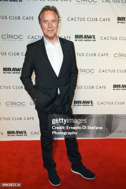 Don Johnson "Brawl In Cell Block 99" Premiere Party Hosted By Cactus Club Cafe At First Canadian Place In partnership With CIROC at First Canadian...