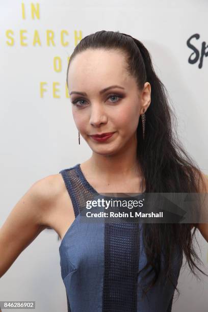 Ksenia Solo attends the screening of 'In Search Of Fellini" at Laemmle Monica Film Center on September 12, 2017 in Santa Monica, California.