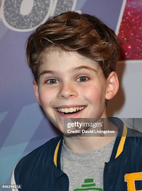 Contestant Merrick Hanna attends NBC's "America's Got Talent" Season 12 live show at Dolby Theatre on September 12, 2017 in Hollywood, California.