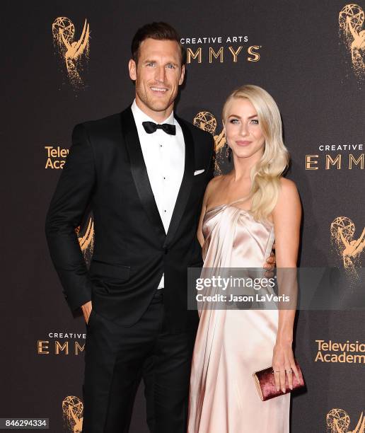 Brooks Laich and Julianne Hough attend the 2017 Creative Arts Emmy Awards at Microsoft Theater on September 9, 2017 in Los Angeles, California.