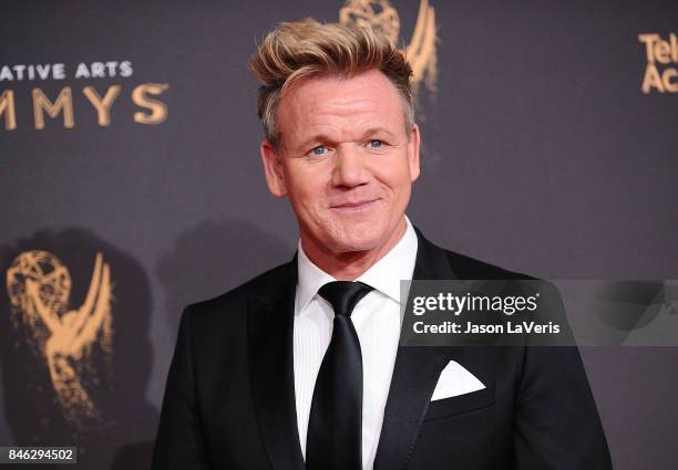 Chef Gordon Ramsay attends the 2017 Creative Arts Emmy Awards at Microsoft Theater on September 9, 2017 in Los Angeles, California.