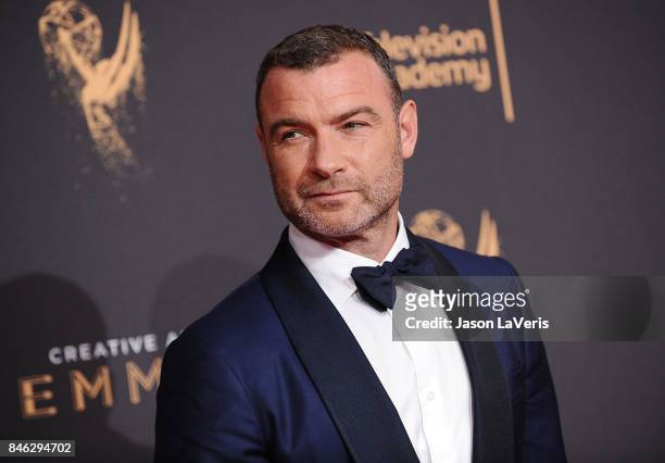 Actor Liev Schreiber attends the 2017 Creative Arts Emmy Awards at Microsoft Theater on September 9, 2017 in Los Angeles, California.