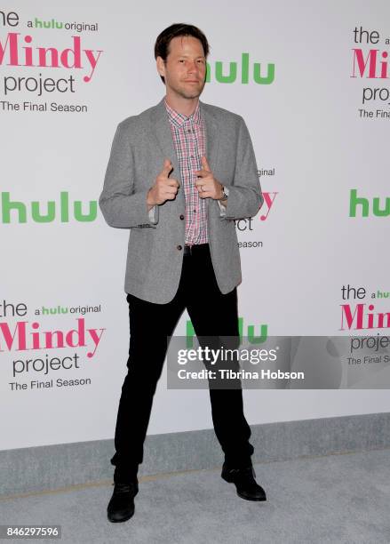 Attends 'The Mindy Project' final season premiere party at The London West Hollywood on September 12, 2017 in West Hollywood, California.