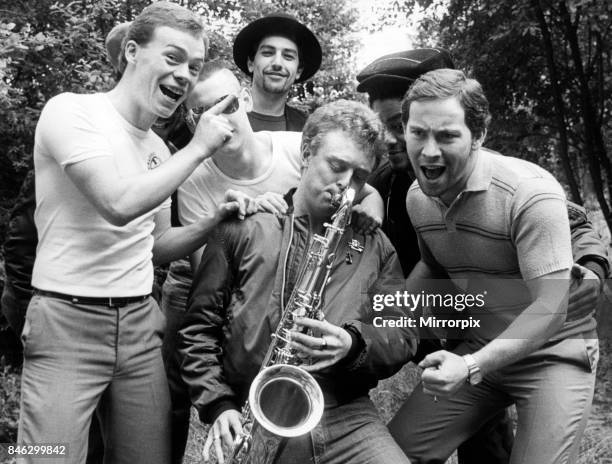 Pop/Rock group UB40 photographed by the Mirror on the 19th July 1980.