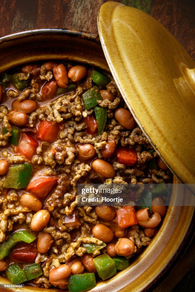 TexMex Food: Chili Con Carne Still Life