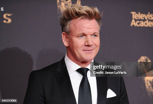 Chef Gordon Ramsay attends the 2017 Creative Arts Emmy Awards at Microsoft Theater on September 9, 2017 in Los Angeles, California.