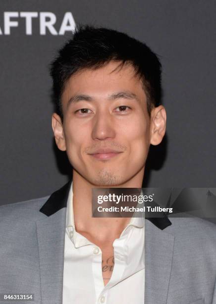 Jake Choi attends the Television Academy and SAG-AFTRA's 5th annual Dynamic and Diverse Celebration at Saban Media Center on September 12, 2017 in...