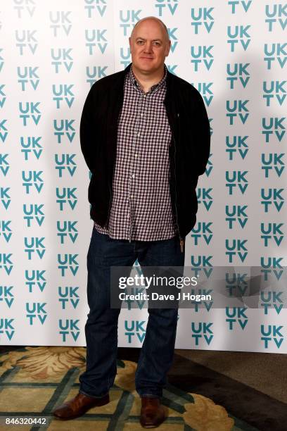 Dara O'Briain attends the UKTV Live 2017 photocall at Claridges Hotel on September 13, 2017 in London, England. Broadcaster announces it's programs...