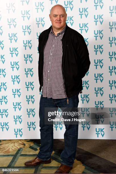 Dara O'Briain attends the UKTV Live 2017 photocall at Claridges Hotel on September 13, 2017 in London, England. Broadcaster announces it's programs...