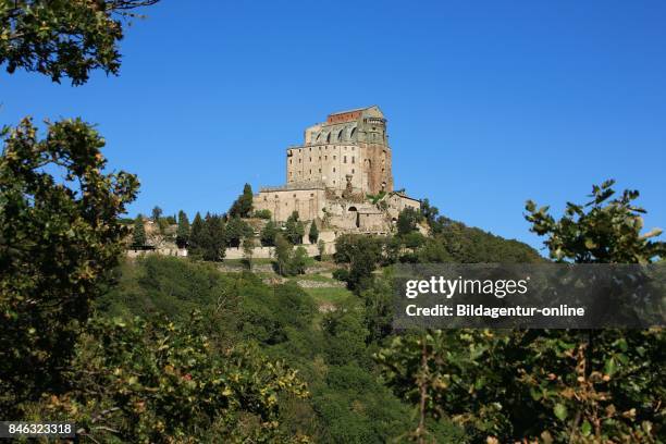 Sacra Di San Michele At The Valle Susa. Piedmont. Italy.