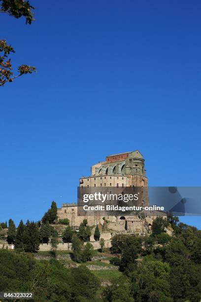 Sacra Di San Michele At The Valle Susa. Piedmont. Italy.