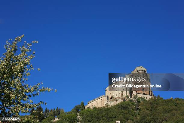 Sacra Di San Michele At The Valle Susa. Piedmont. Italy.