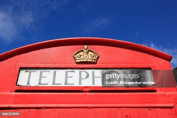 Red Telephone Box. Telephones