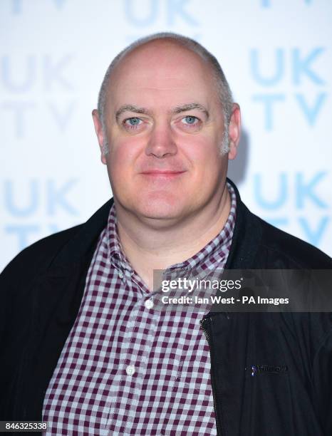 Dara O'Briain arriving for the UKTV Live new season launch at Claridge's hotel, London.