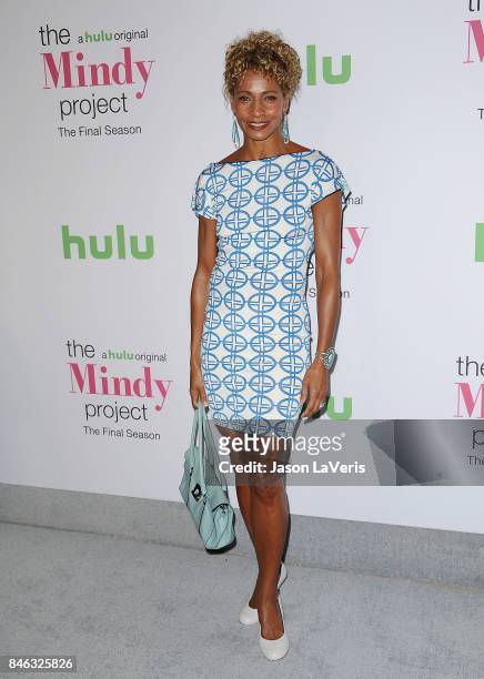 Actress Michelle Hurd attends "The Mindy Project" final season premiere party at The London West Hollywood on September 12, 2017 in West Hollywood,...